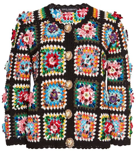 cappotto crochet dolce gabbana|Dolce And Gabbana Crochet .